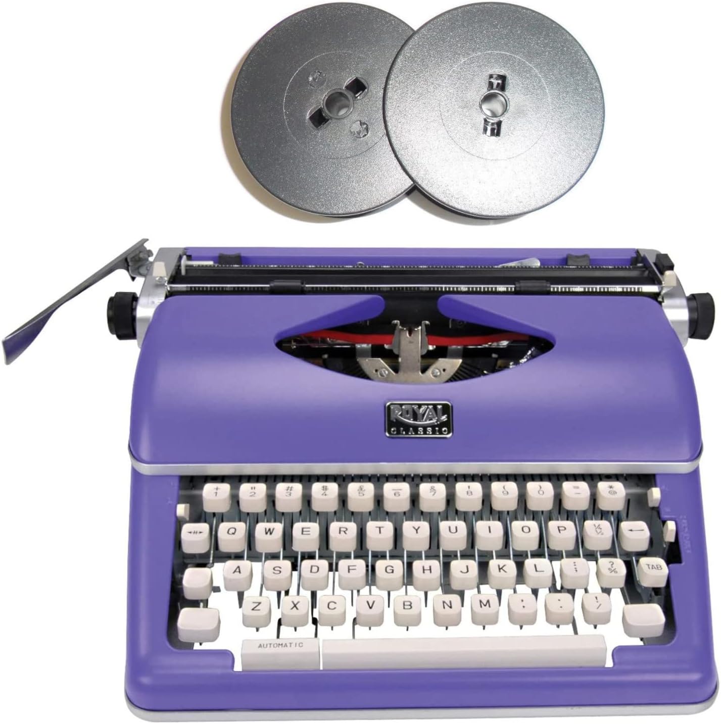 Purple Manual Typewriter Bundle with Extra Ribbons (2 Items) T969