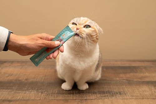 Natural Lickable Cat Squeeze Up Treat Variety Pack Mousse Wet Food Cat Puree Grain Free 24 Pack 12 oz. R1573