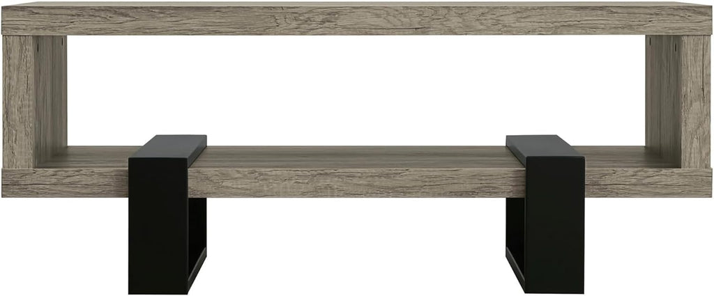 Grey Driftwood 1-Shelf Coffee Table J710971