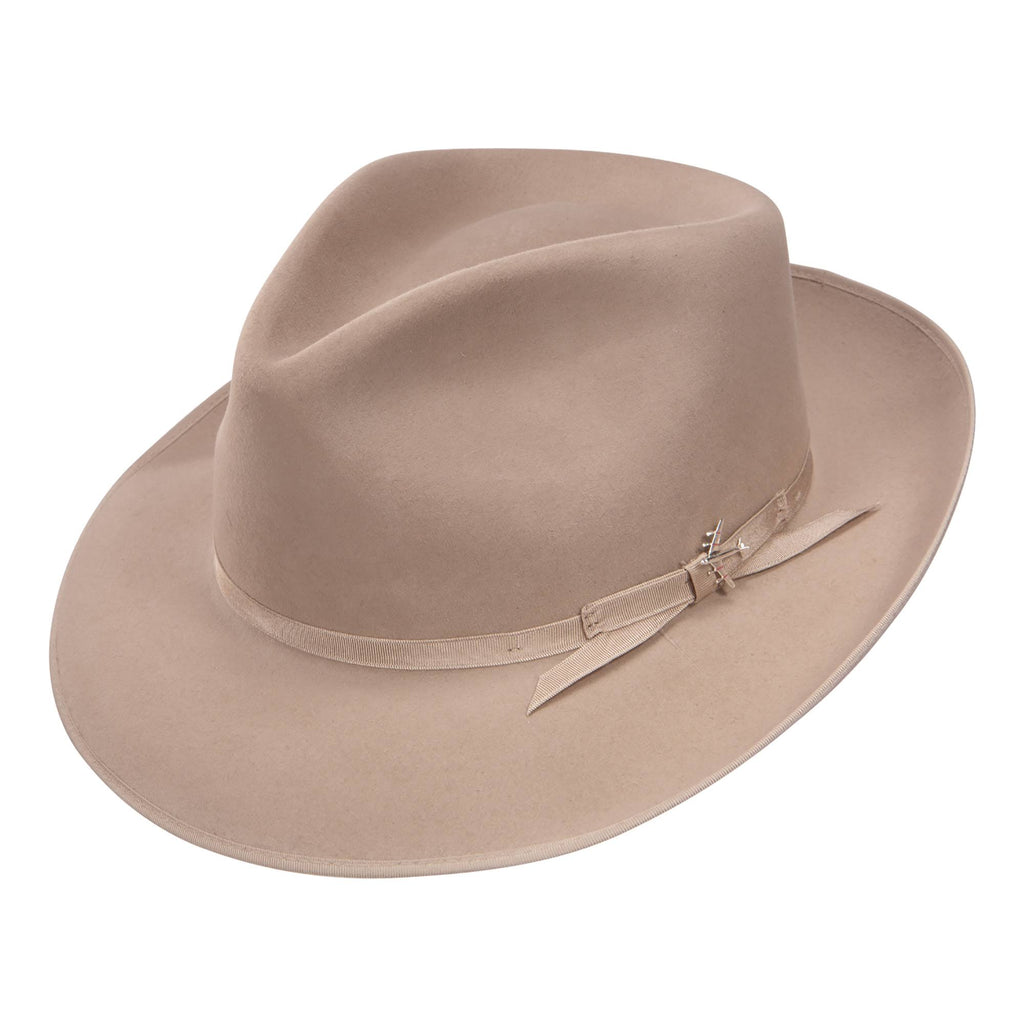 Silverbelly 7 Fur Felt Fedora Hat I261990