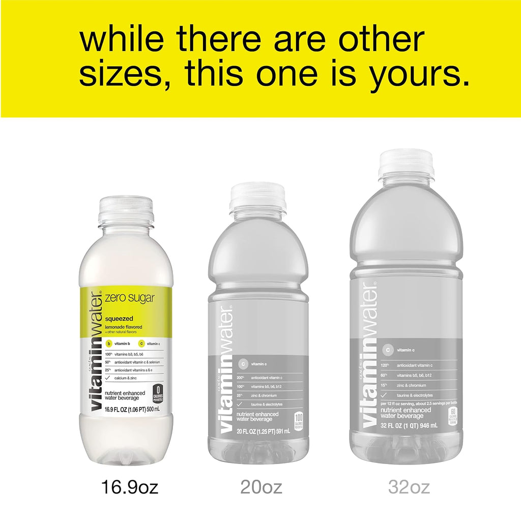 16.9 Fl Oz (24 Count) Electrolyte Enhanced Lemonade Water H94120