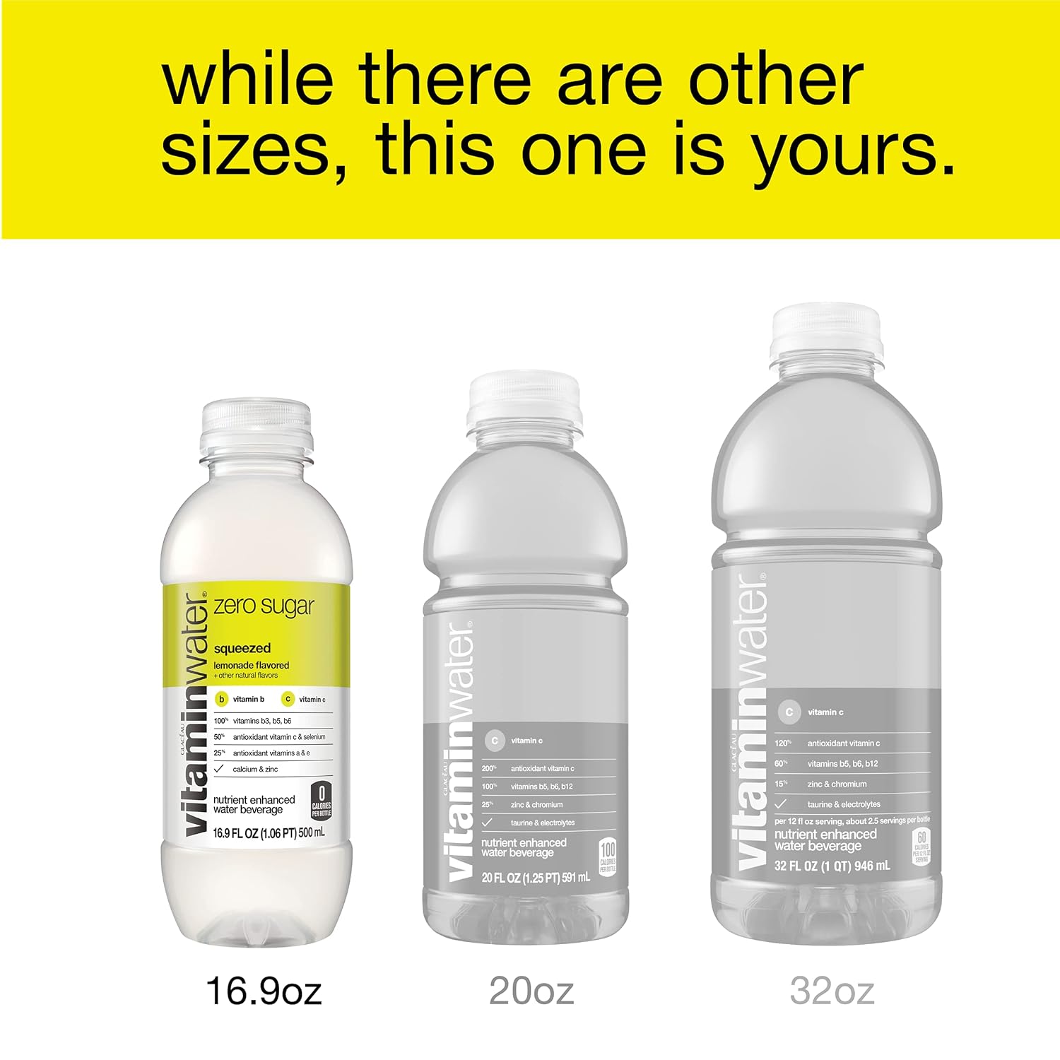 16.9 Fl Oz (24 Count) Electrolyte Enhanced Lemonade Water H94120