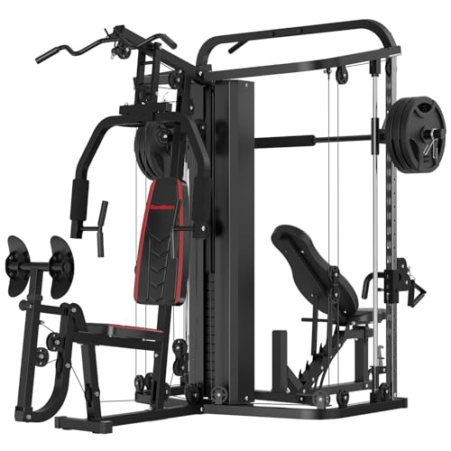 Smith Machine with 138LB Weight Stack C650