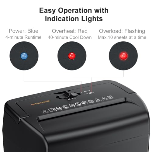 10-Sheet Cross Cut Paper Shredder K2674