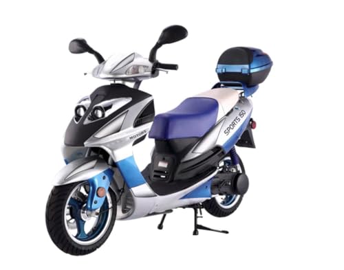 150cc Gas Powered Scooter with CVT (Black) C9606