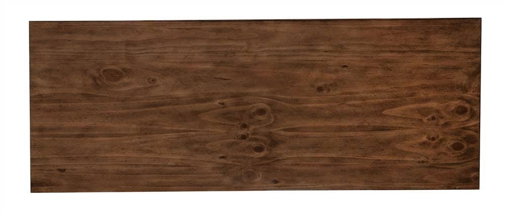 Brown Wooden Bench Q4809