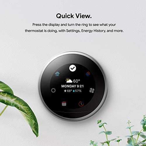 White Programmable Smart Thermostat Z43420