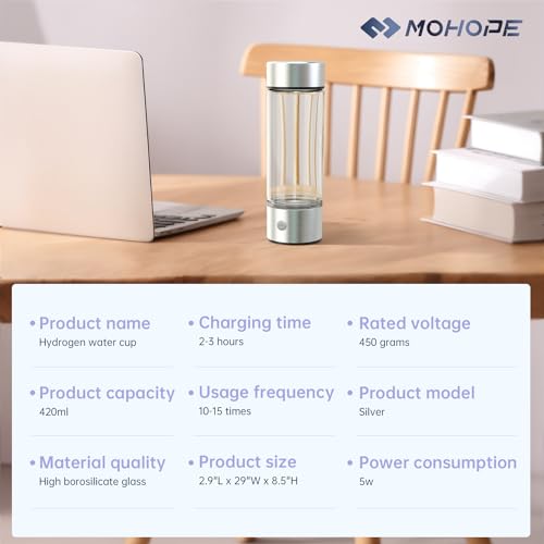 Silver Hydrogen Water Bottle W29226