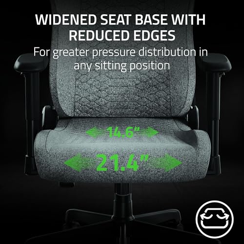 Black Ergonomic Gaming Chair with Lumbar Support N684967