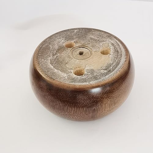 Black Round Wood Sofa Furniture Legs Set of 4 Q39246