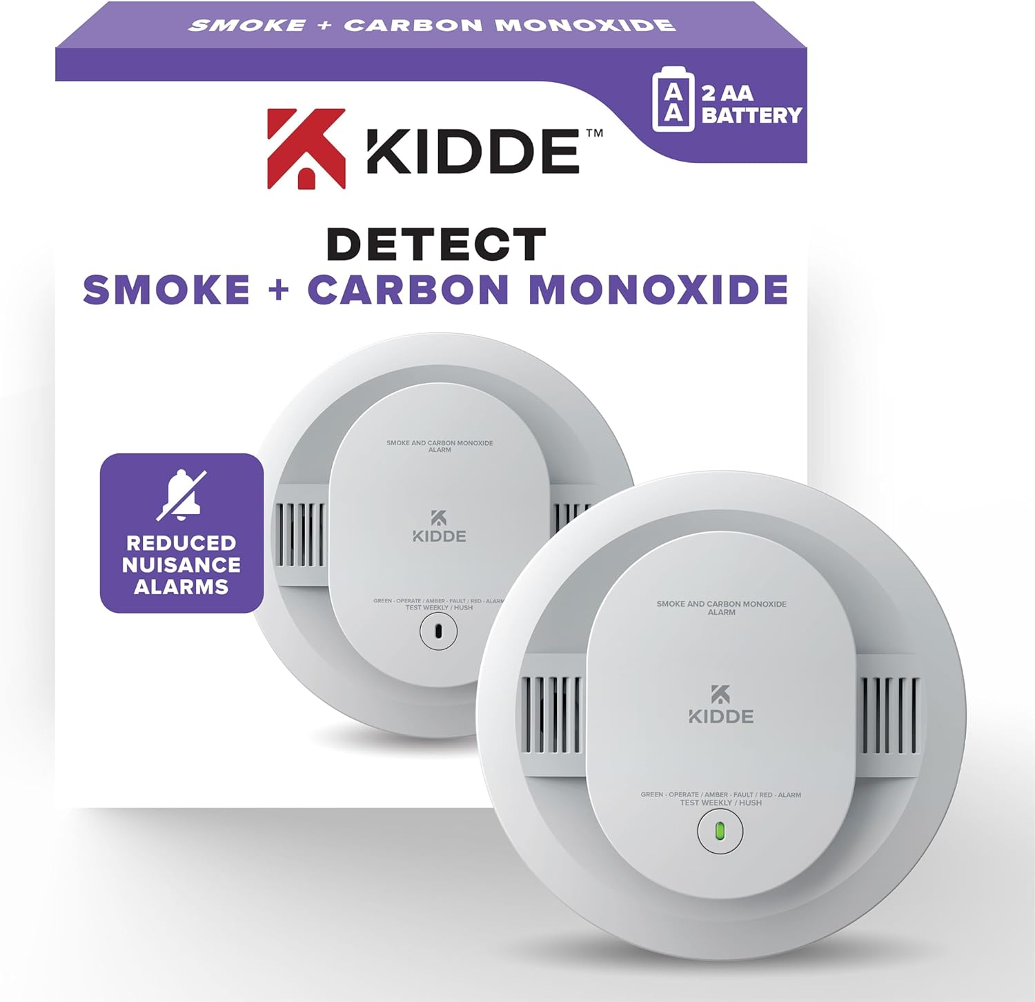 10-Year Battery Smoke & Carbon Monoxide Detector K3025