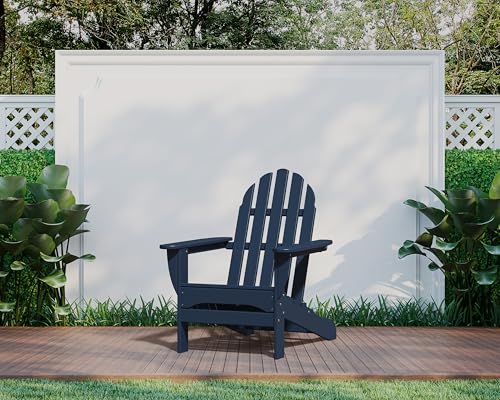 Polyethylene Outdoor Adirondack Chair and Outdoor Side Table L67116