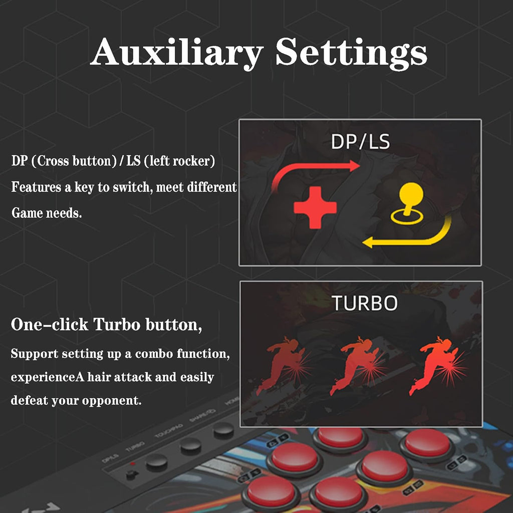 Arcade Fight Stick Mechanical Direction Button Controller J35915