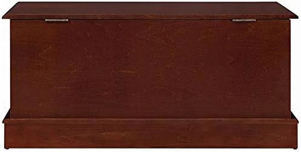 Warm Brown Cedar Lined Wood Storage Blanket Chest Trunk I353684