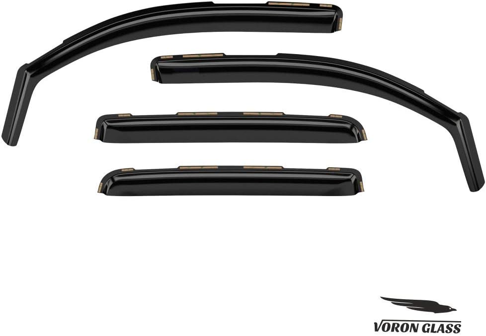 4 Pieces Glass Rain Guards for Trucks U926363