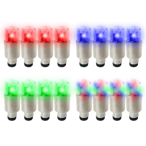 Green LED Tire Valve Stem Caps 6 Pack N544172