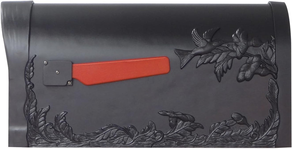 Hummingbird Curbside Mailbox with Locking Insert and Mailbox Post V4840