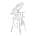 Wood Miniature Dollhouse High Chair I6376