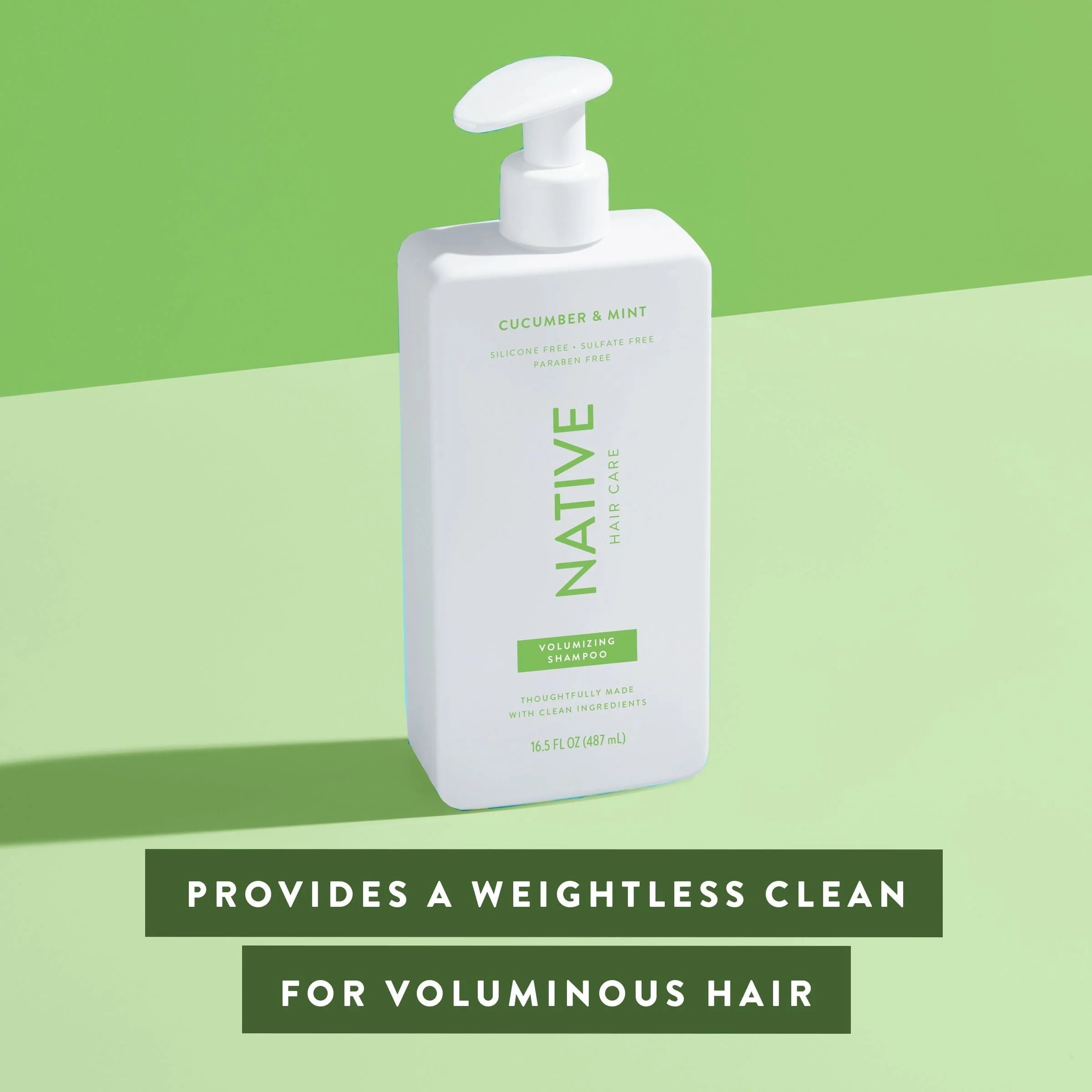 Cucumber & Mint Volumizing Shampoo, Sulfate & Paraben Free, 16.5 oz V746