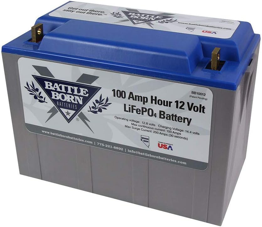 100Ah 12v LiFePO4 Deep Cycle Battery with Built-In BMS M143876
