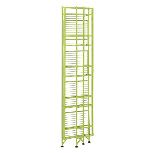 5-Tier Folding Metal Shelving Cobalt Blue J567500