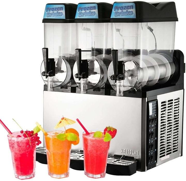 Commercial Slushy Machine 110V 30L 600W 15Lx2 Tank K566289