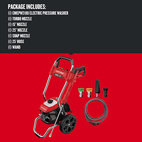 Electric Pressure Washer, Cold Water, 2100-PSI, 1.2 GPM, Corded Q401