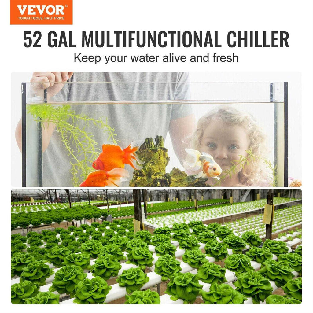 52 Gal 1/10 HP Hydroponic Water Chiller S2268
