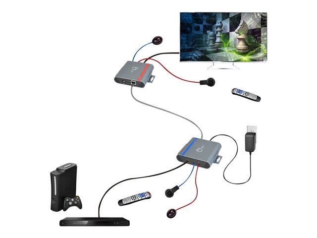 HDMI 4K HDBaseT Extender Over Single Cat5e/6 Cable with IR Control K639