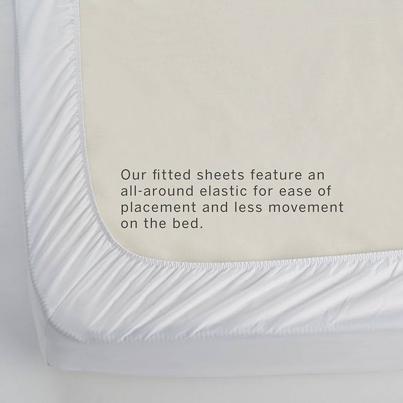Cream Ivory Velvet Flannel Fitted Sheet C84237