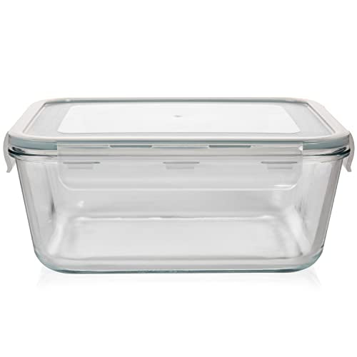 Large Glass Food Storage Containers with Lids, BPA Free J731