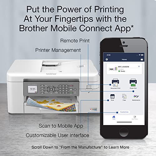 Wireless All-in-One Color Inkjet Printer with Duplex Printing R441645