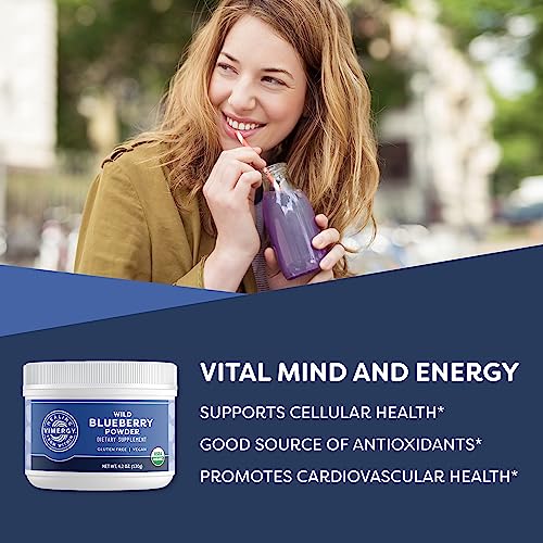 USDA Organic Wild Blueberry Supplement Powder, 62 Servings (250g) U263963
