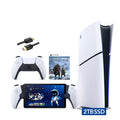 White 2TB Digital Edition PlayStation 5 Gaming Console with Portal Remote Player and 8K HDMI Cable V184577
