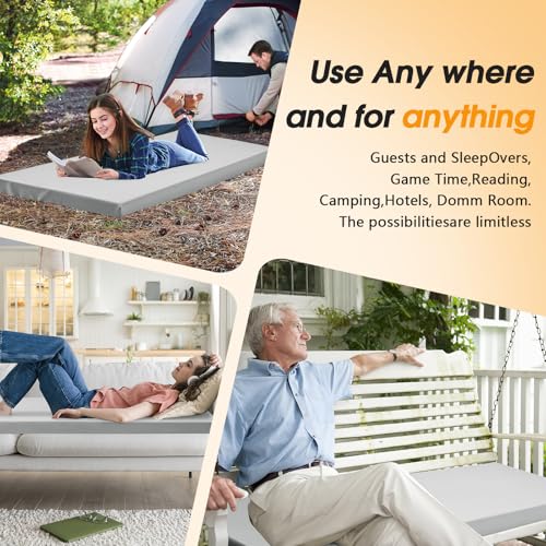2in Memory Foam Camping Mattress Topper (75 x30) C3510