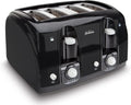 Black Wide Slot 4-Slice Toaster G7618
