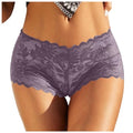 Women's High Rise Floral Lace Tanga Panties Bikini Brief V6675