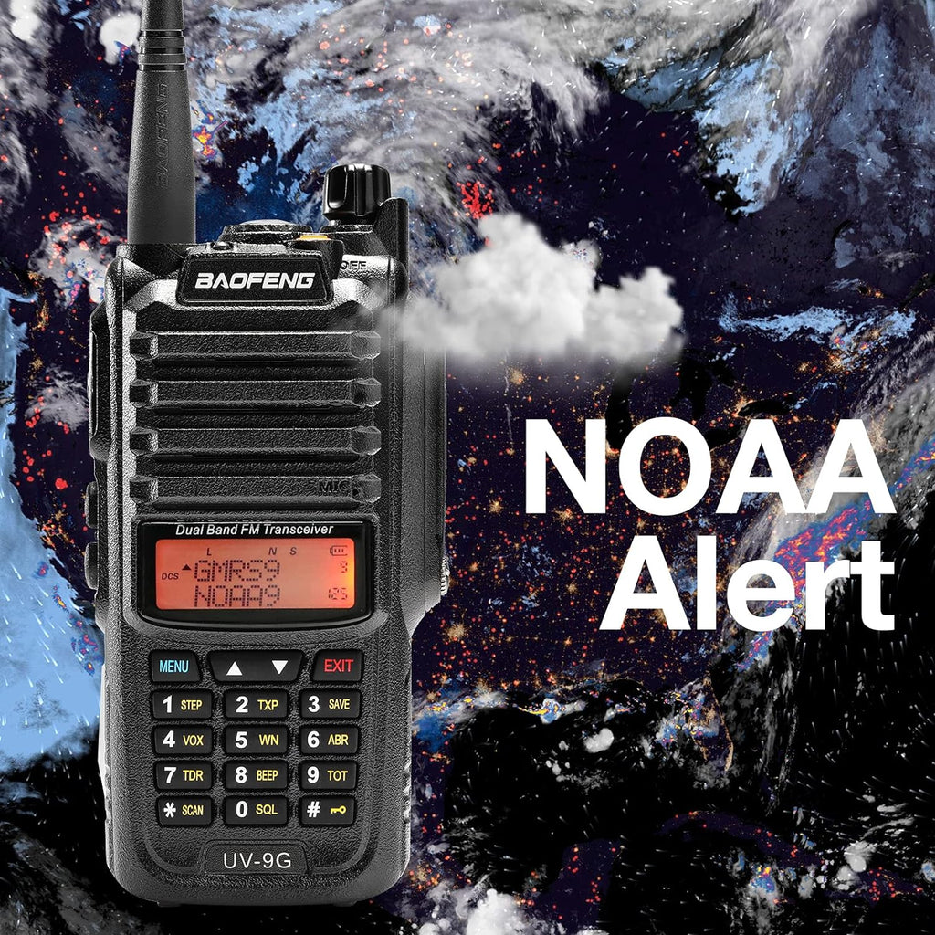 GMRS Radio Waterproof IP67 Dual Band Handheld B458
