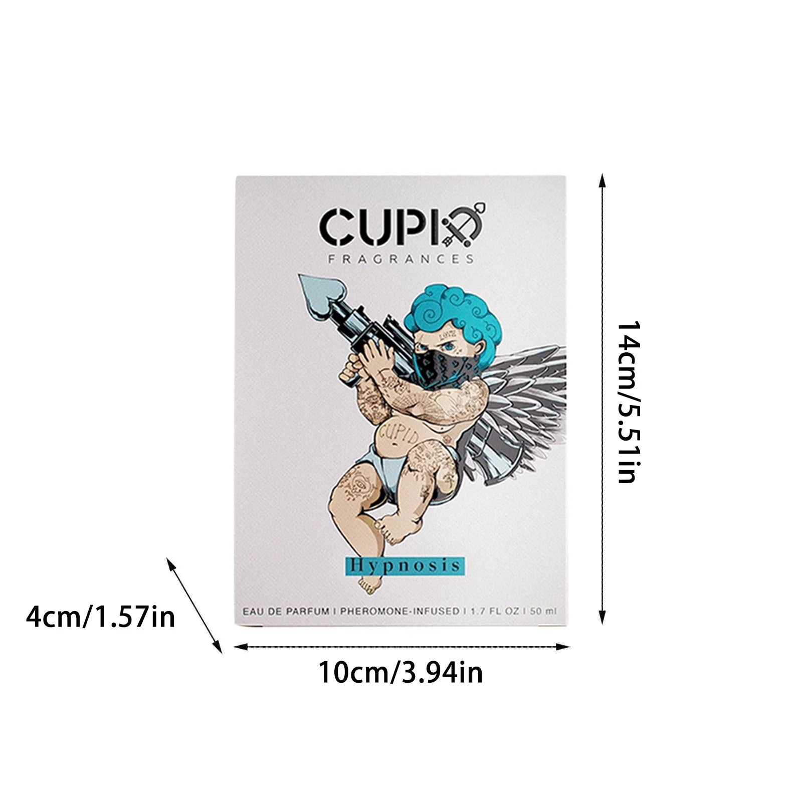 Cupid Charm Men's Toilet (Pheromone Injection) Hypnotic Cologne Fragrances for Men - 50ml (2PCS) P540379