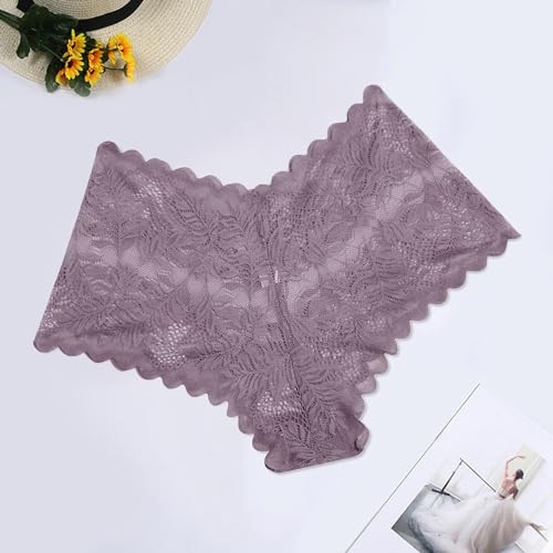 Women's High Rise Floral Lace Tanga Panties Bikini Brief V6675