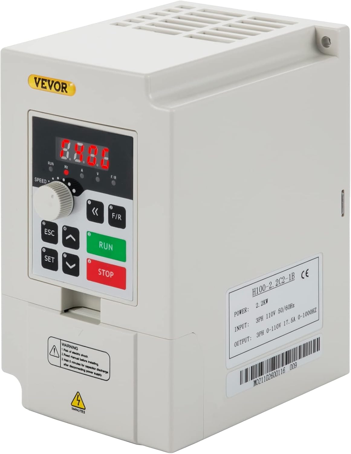 2.2KW 110V 3HP Variable Frequency Drive O778457