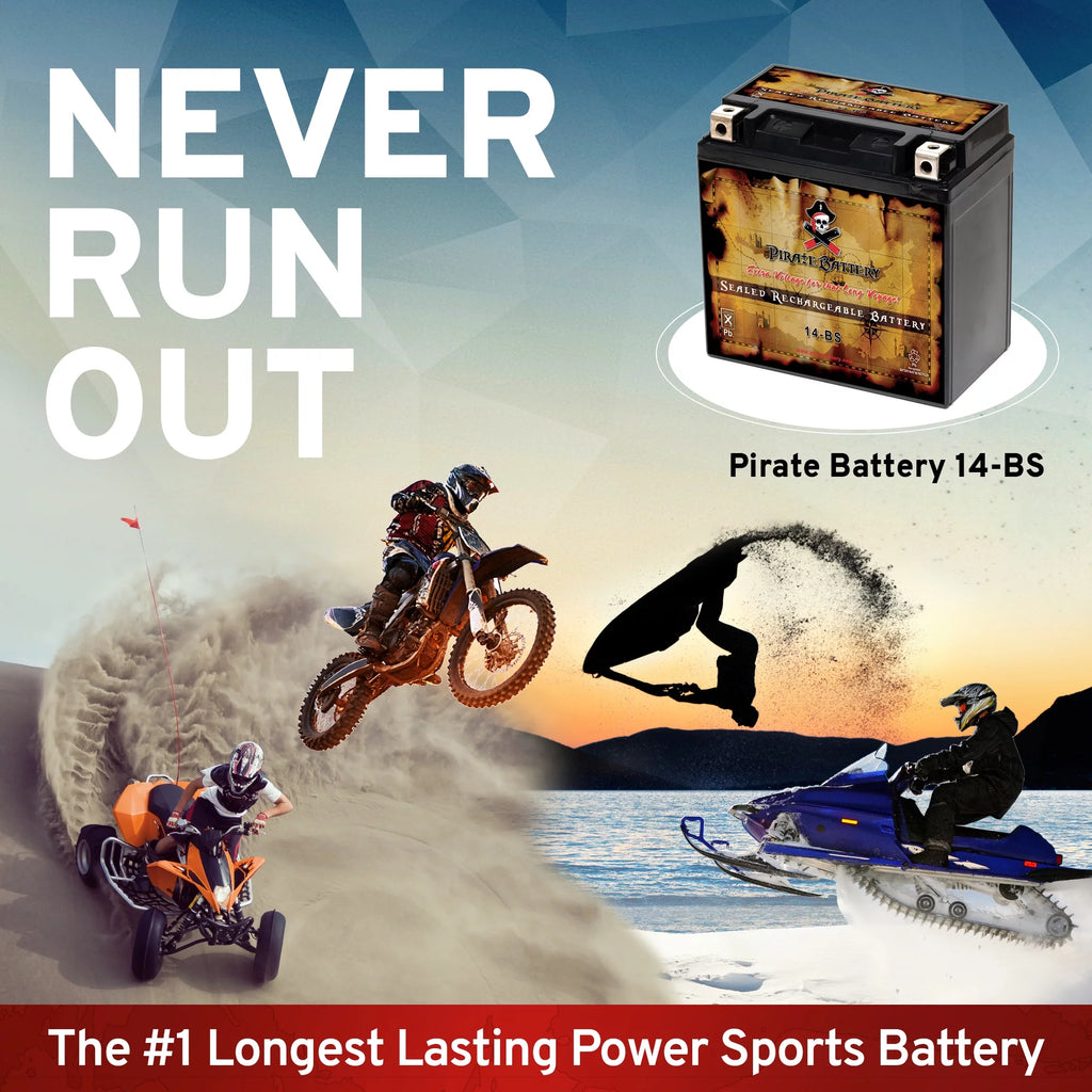 Motorcycle Battery 12 Volt 12 Ah 200 CCA T128730