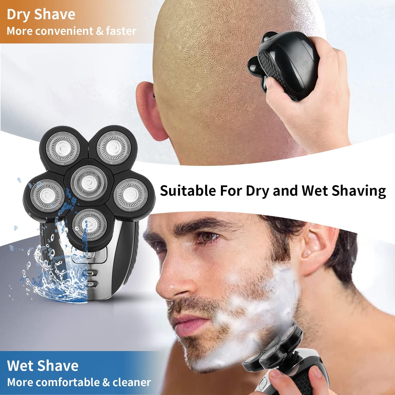 7 in 1 Rotary Head Electric Shaver U6792