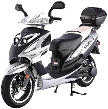 150cc Gas Powered Scooter with CVT (Black) C9606