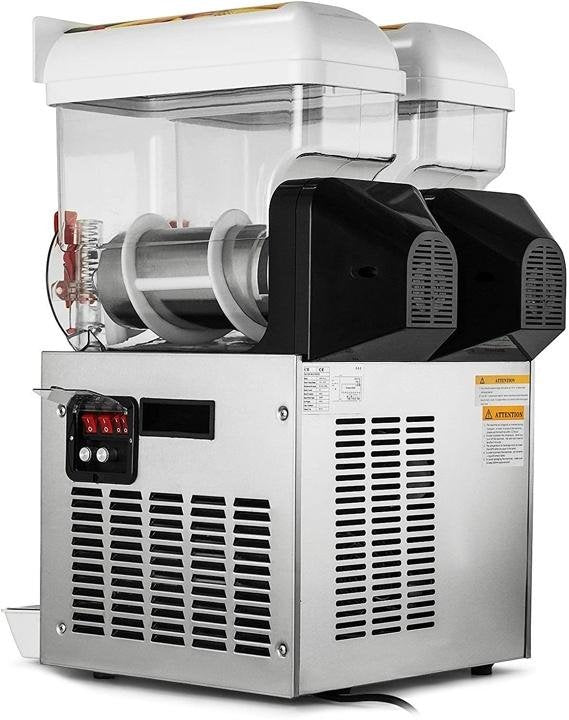 Commercial Slushy Machine 110V 30L 600W 15Lx2 Tank K566289