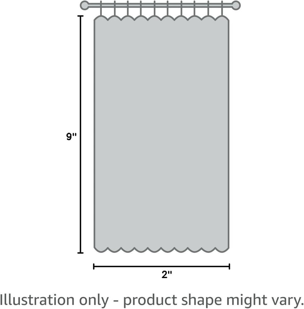 White Heavy Lace Kitchen Curtain Valance V1238