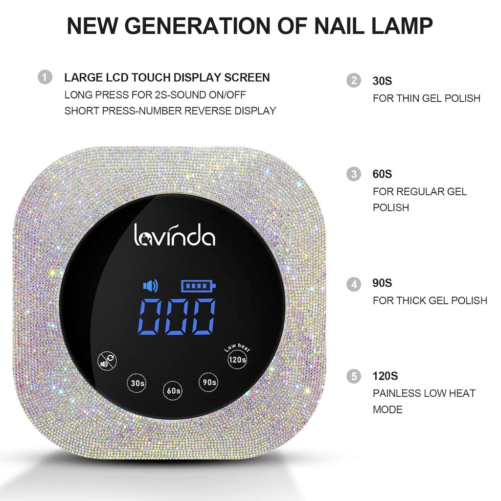 UV LED Nail Lamp and Rechargeable Nail Drill Machine P554
