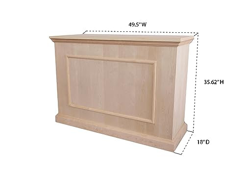 Unfinished TV Lift Cabinet for TVs Up to 50 Inch P206