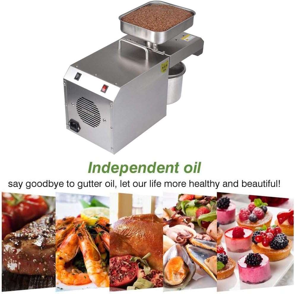 304 Stainless Steel Electric Oil Press Machine Q865