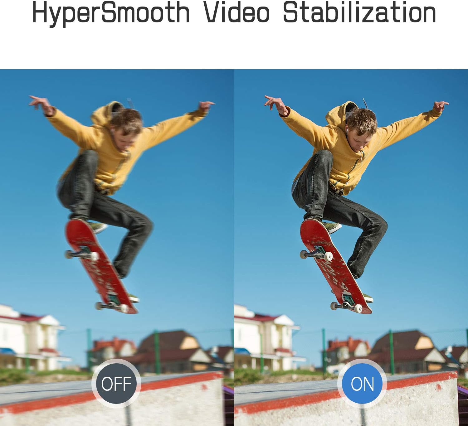 4K 60FPS 20MP Waterproof Action Camera with Touch Screen Stabilizer and 2 Rechargeable Batteries G3947